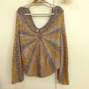 Free People Wool Blend Bell Sleeves Sweater
